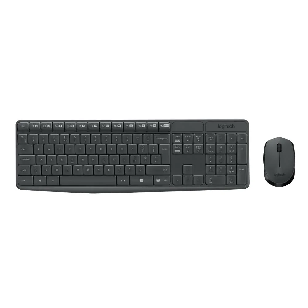 Φωτογραφία προϊόντος: Logitech MK235 Ασύρματο Σετ Πληκτρολόγιο & Ποντίκι Αγγλικό Grey (920-007931) (LOGMK235US)