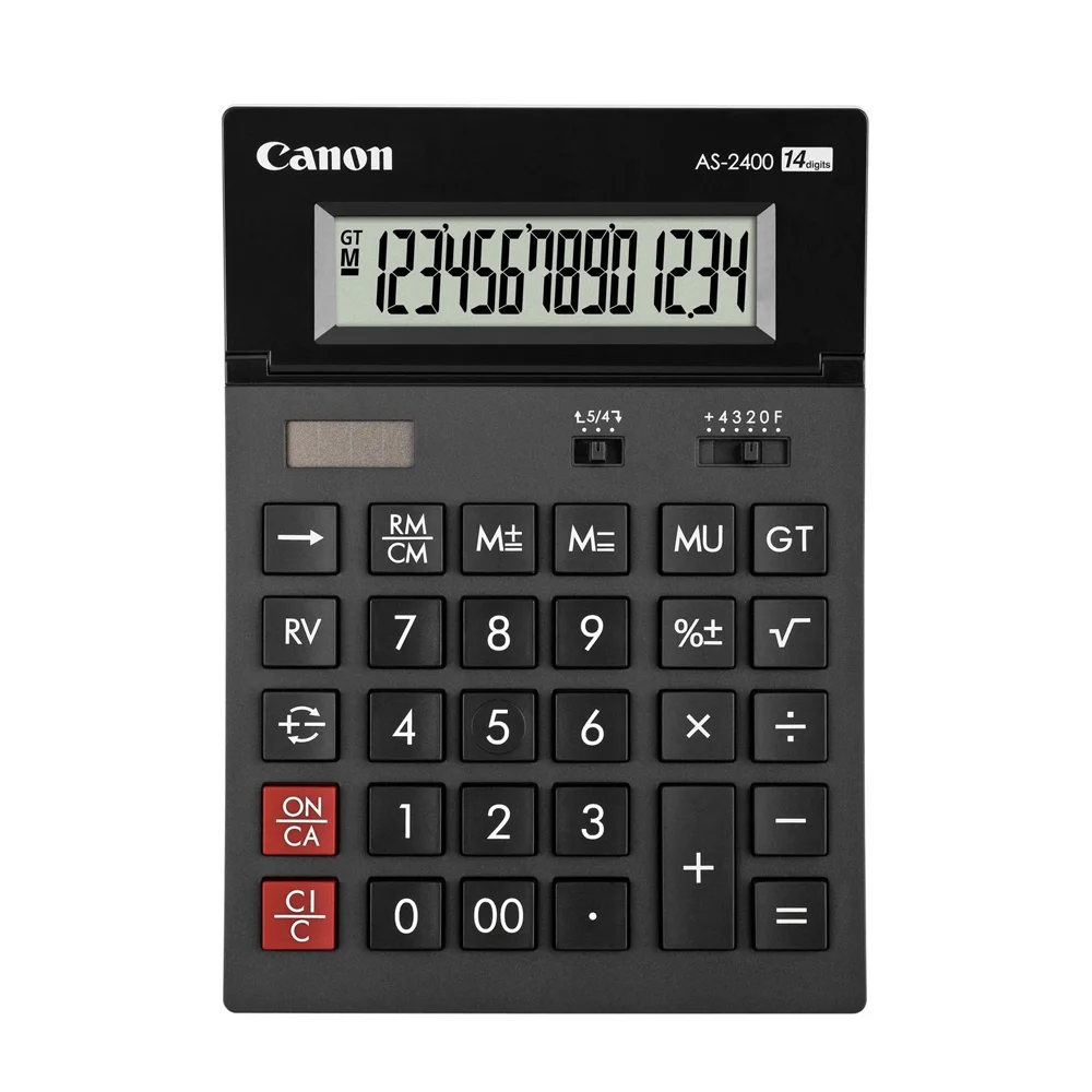 Φωτογραφία προϊόντος: CANON AS-2400 14-DIGIT CALCULATOR (4585B001) (CANAS2400)