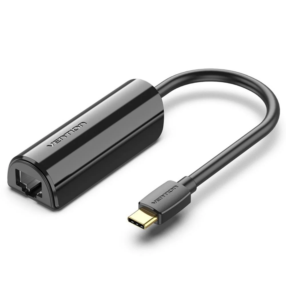 Φωτογραφία προϊόντος: VENTION Type-C to Gigabit Ethernet Adapter 0.15M Black (CFBBB) (VENCFBBB)