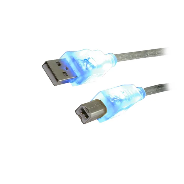 Φωτογραφία προϊόντος: Καλώδιο MediaRange USB 2.0 AM/BM 1.8M with Blue LEDs (MRCS109)