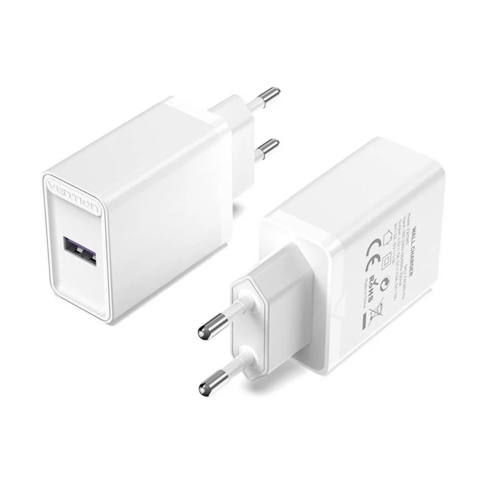 Φωτογραφία προϊόντος: VENTION USB Wall Charger (22.5W) EU White (FACW0-EU) (VENFACW0-EU)