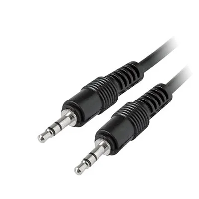 Φωτογραφία προϊόντος: Καλώδιο MediaRange Audio Jack plug 3.5mm/Jack plug 3.5mm 1.0M Black (MRCS140)