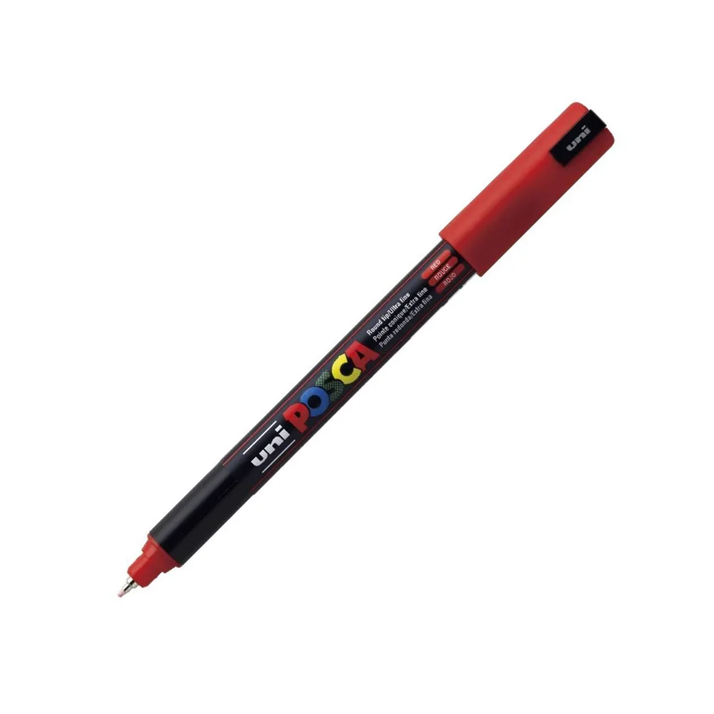 Φωτογραφία προϊόντος: Uni-Ball Μαρκαδοροι Posca Pc-1Mr Extra Fine Red (PC1MREXFR) (UNIPC1MREXFR)