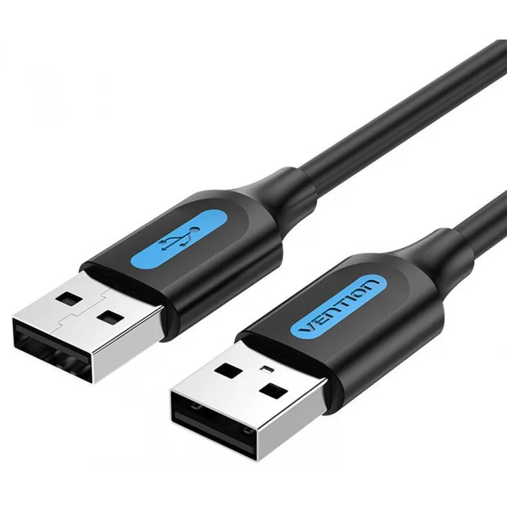 Φωτογραφία προϊόντος: VENTION USB 2.0 A Male to A Male Cable 0.5M Black PVC Type (COJBD) (VENCOJBD)