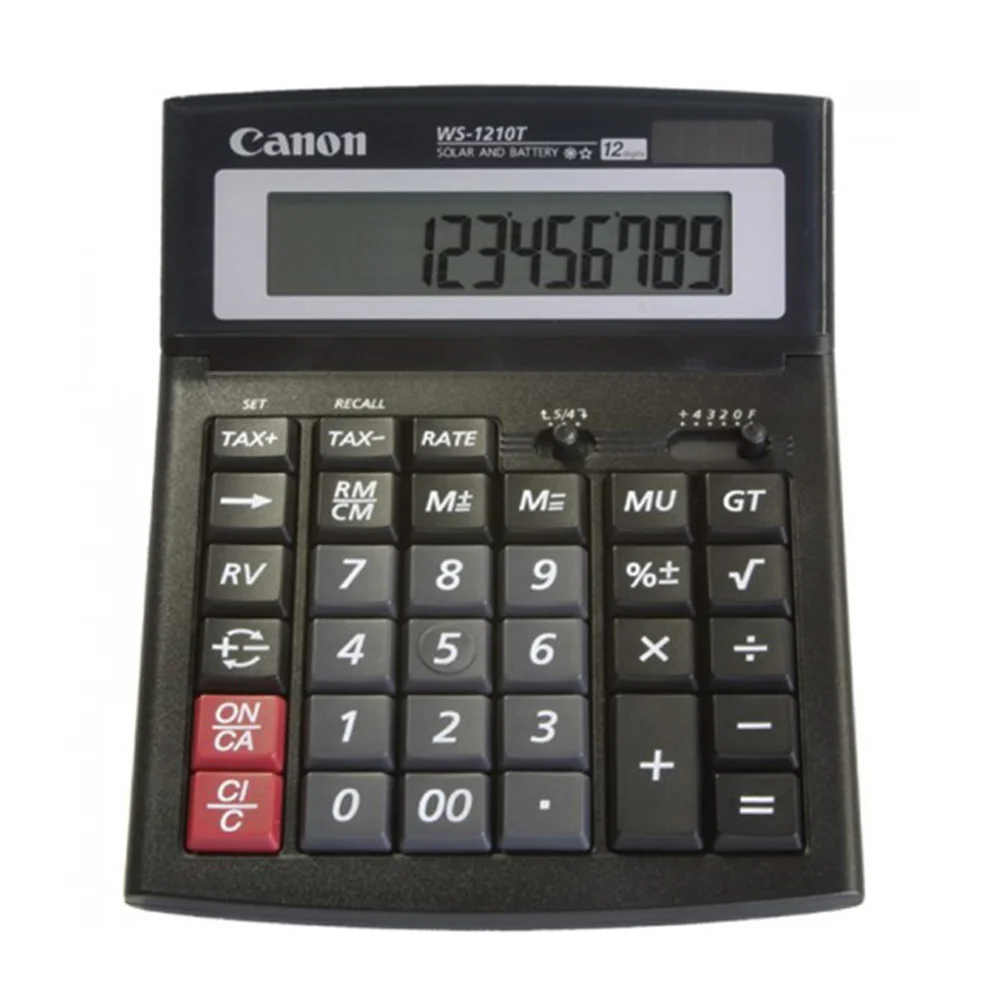 Φωτογραφία προϊόντος: CANON WS-1210T CALCULATOR (0694B001) (CANWS1210T)