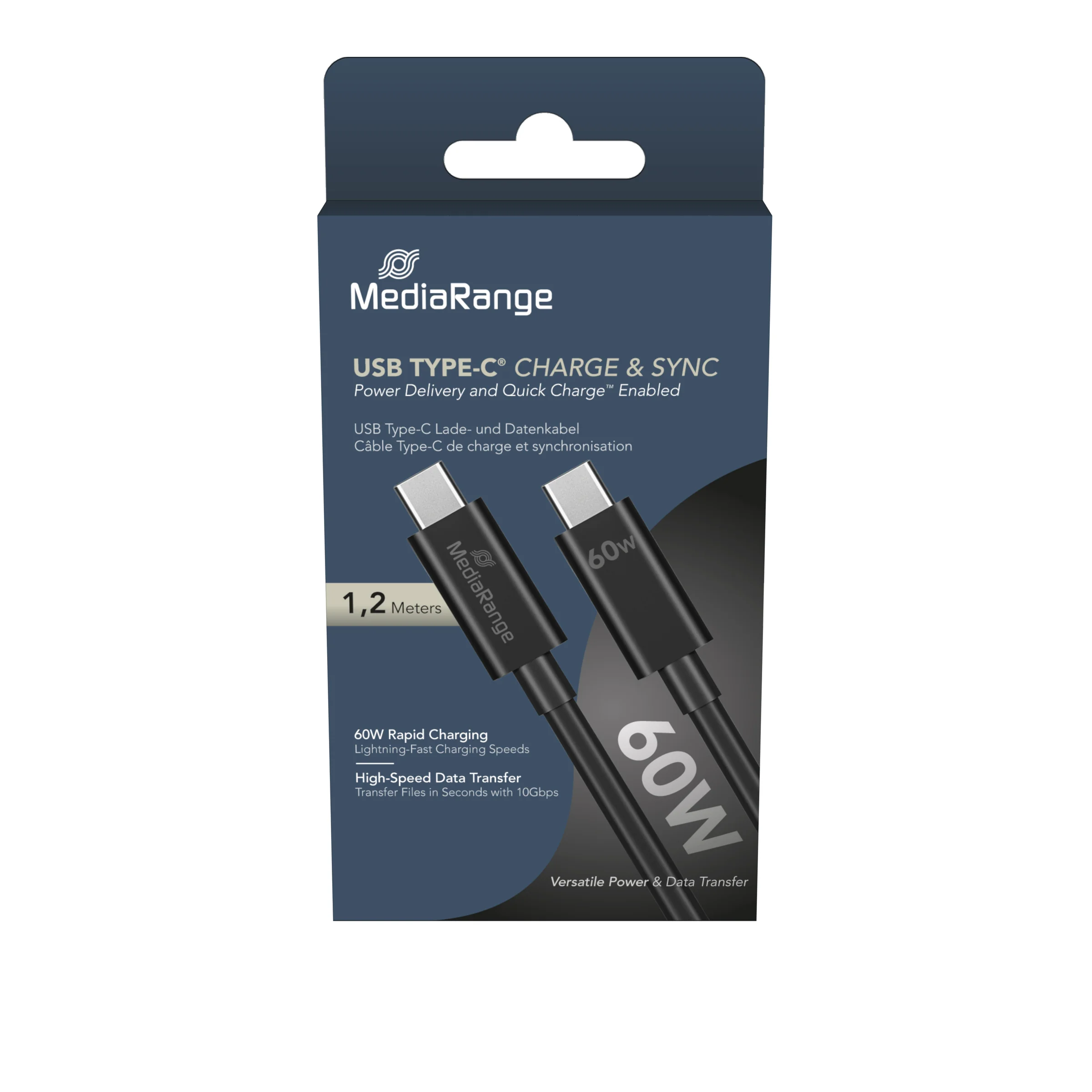 Φωτογραφία προϊόντος: MediaRange Καλώδιο USB 3.2 Black 1.2m (MRCS213)