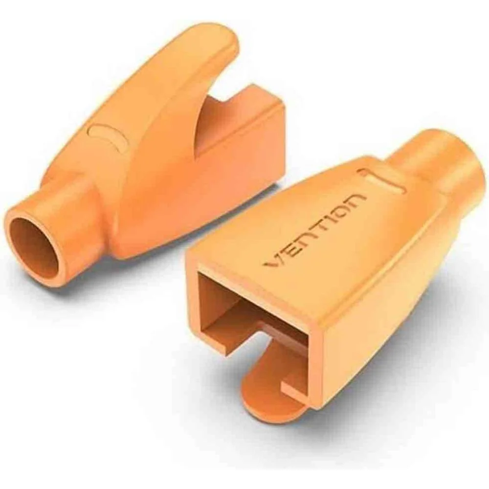 Φωτογραφία προϊόντος: VENTION RJ45 Strain Relief Boots Orange PVC Type 100-Pack (IODO0-100) (VENIODO0-100)