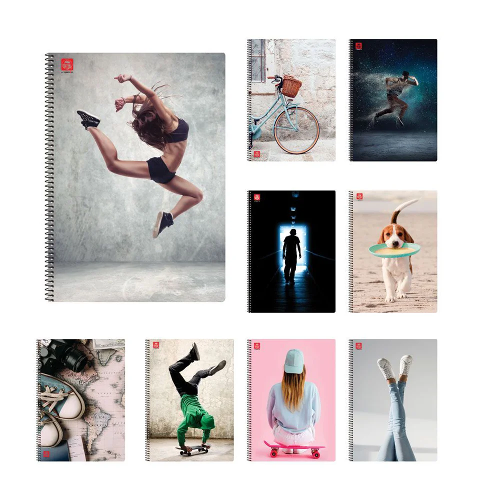 Φωτογραφία προϊόντος: Typotrust Illustration Τετράδιο Σπιράλ Β5 2 θεμάτων (4552-23) (TYP4552-23)
