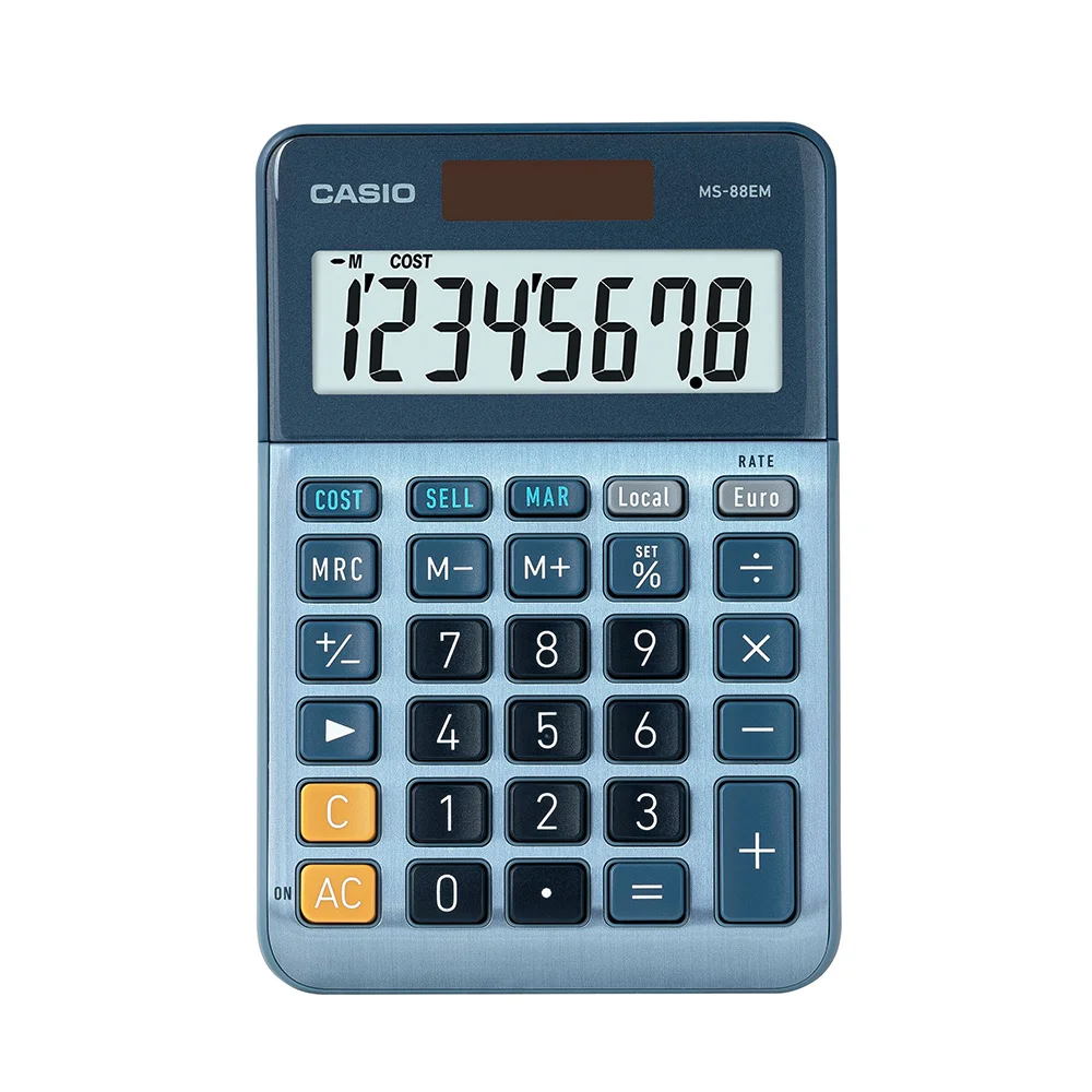 Φωτογραφία προϊόντος: CASIO MS-88EM 8-DIGIT CALCULATOR (MS-88EM) (CASMS88EM)