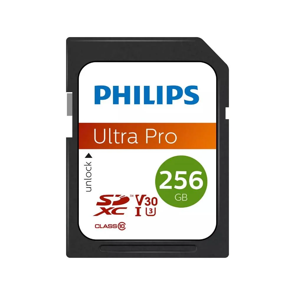Φωτογραφία προϊόντος: Philips Ultra Pro SDXC 256GB Class 10 U3 V30 A1 UHS-I (FM25SD65B/00) (PHIFM25SD65B-00)