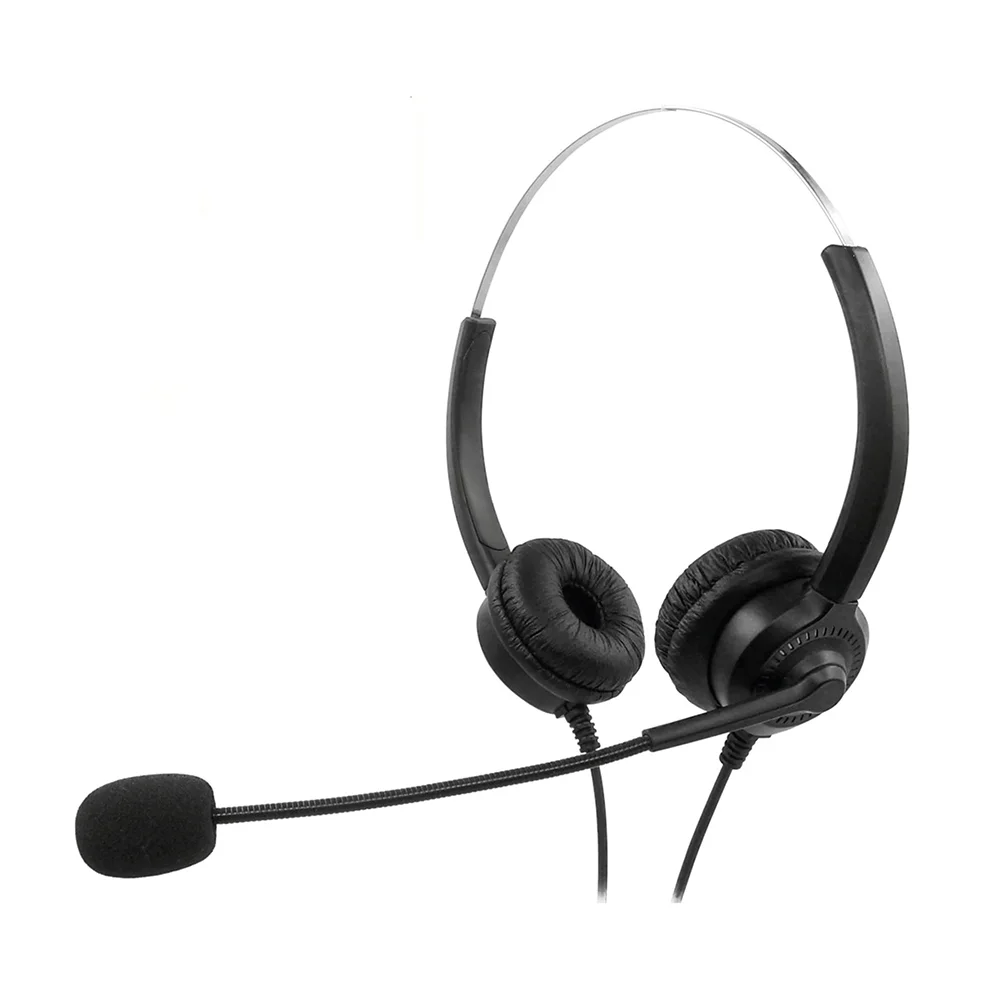 Φωτογραφία προϊόντος: MediaRange Corded stereo headset with microphone and control panel, black (MROS304)