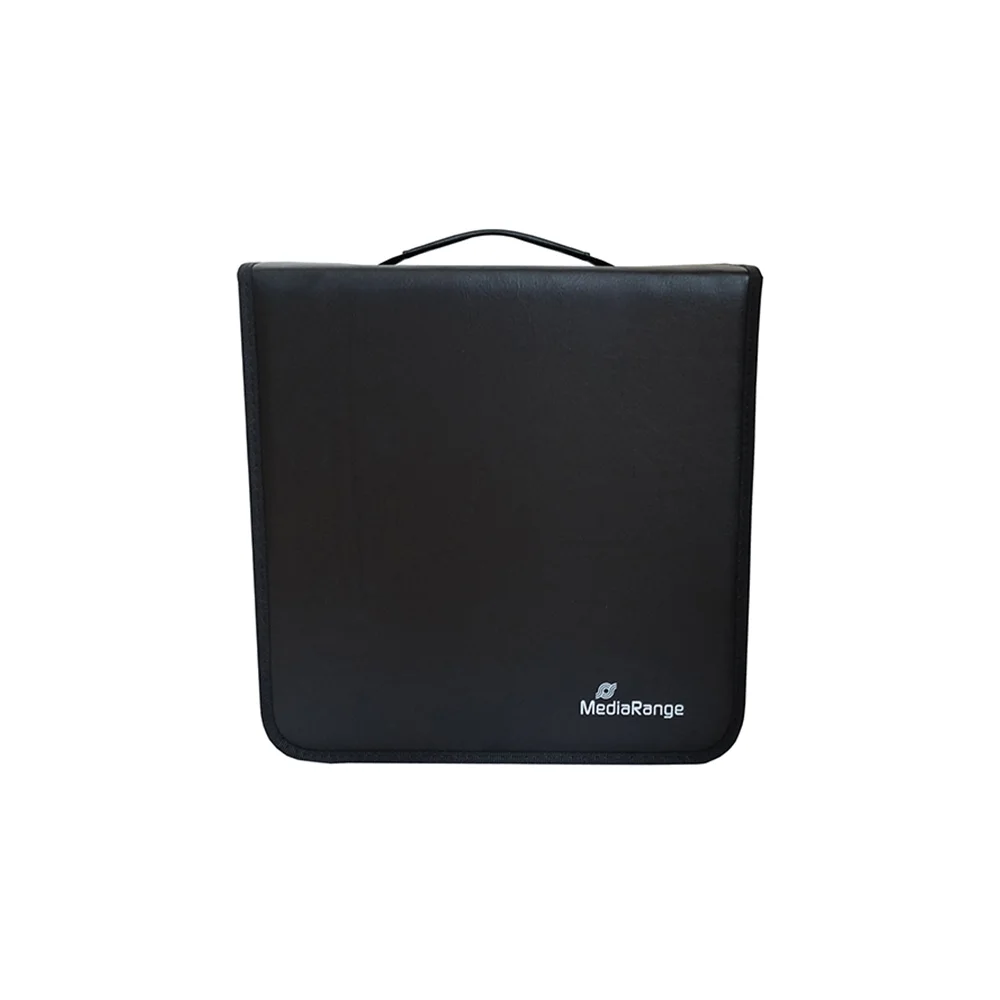 Φωτογραφία προϊόντος: MediaRange Media storage wallet for 500 discs, synthetic leather, black (MRBOX96)