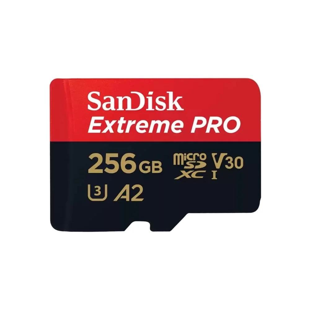 Φωτογραφία προϊόντος: Sandisk Extreme Pro microSDHC 256GB Class 10 U3 V30 A1 UHS-I (SDSQXCD-256G-GN6MA)