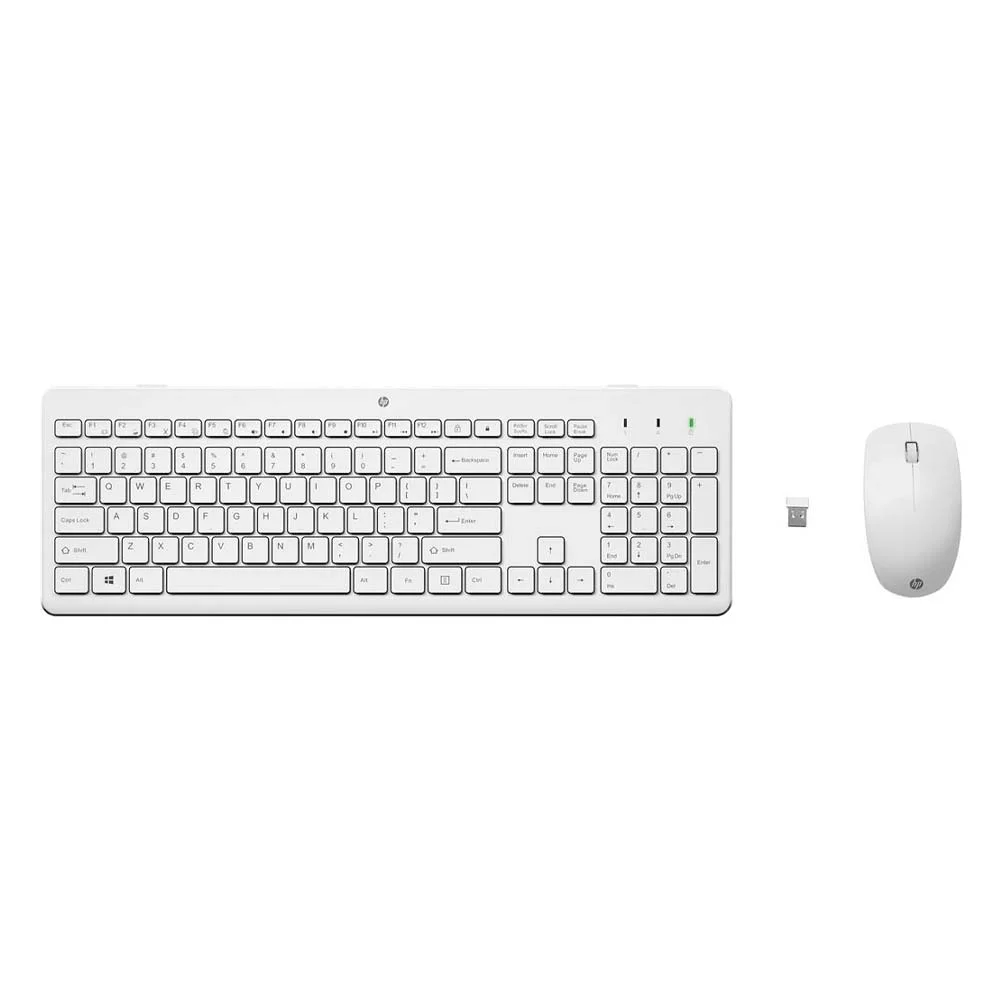 Φωτογραφία προϊόντος: HP ACCESSORIES HP 230 Ασύρματο Σετ Πληκτρολόγιο & Ποντίκι GR Λευκό (3L1F0AA) (HP3L1F0AA)