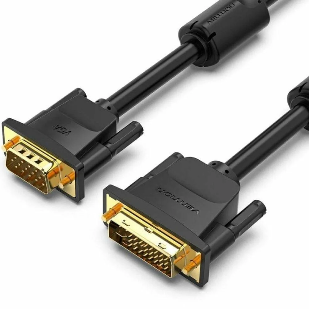 Φωτογραφία προϊόντος: VENTION DVI (24+5) to VGA Cable 3M Black (EACBI) (VENEACBI)