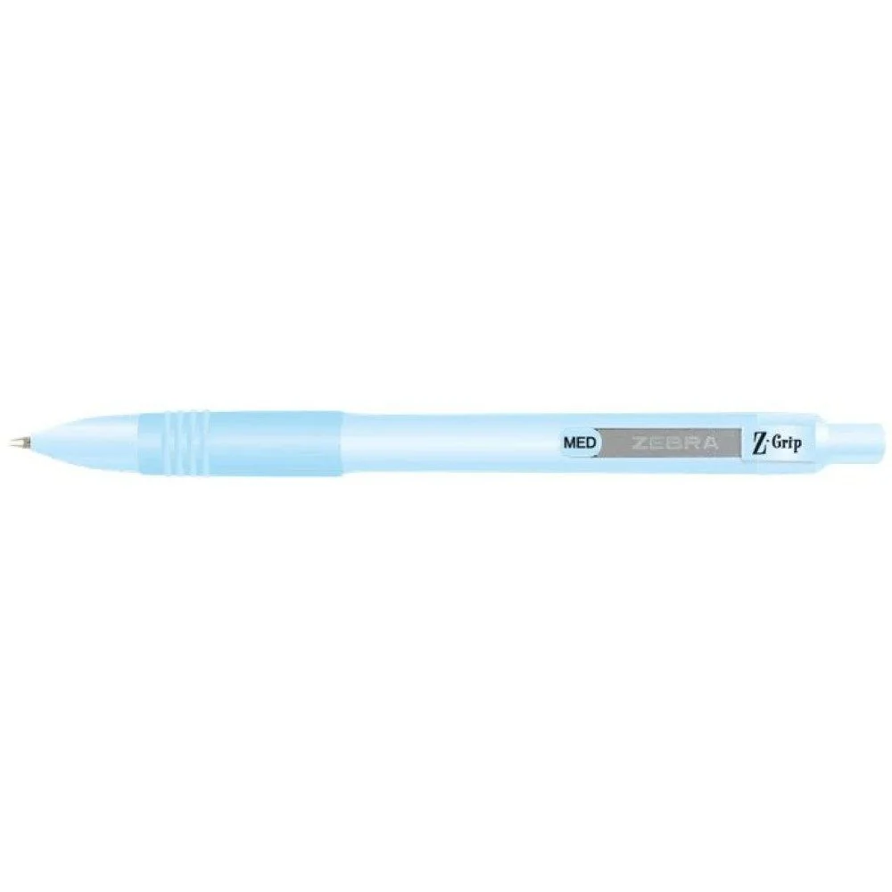 Φωτογραφία προϊόντος: Zebra Στυλό Ballpoint Pastel Blue 1.0mm με Μπλε Μελάνι Z-Grip Smooth (ZB-91802) (ZEB91802)