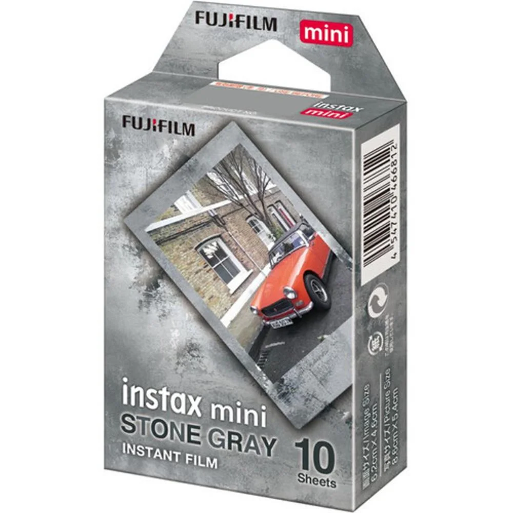 Φωτογραφία προϊόντος: Fujifilm Color Instax Mini Instant Φιλμ (10 Exposures) Stone Grey (16754043) (FJM16754043)