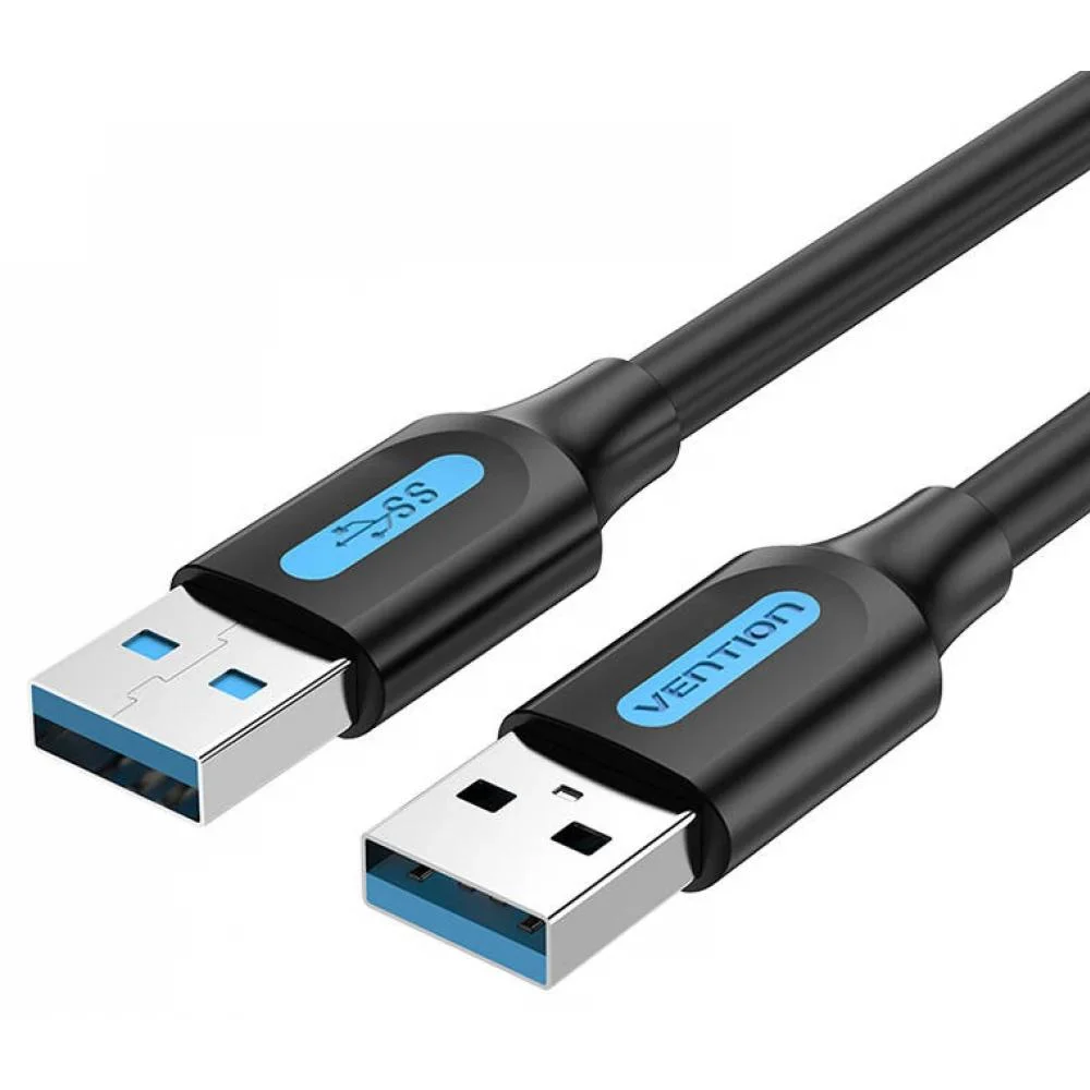 Φωτογραφία προϊόντος: VENTION USB 3.0 A Male to A Male Cable 1.5M Black PVC Type (CONBG) (VENCONBG)