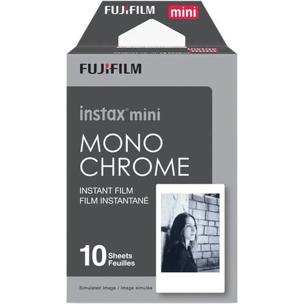 Φωτογραφία προϊόντος: Fujifilm B&W/Monochrome Instax Mini Instant Φιλμ (10 Exposures) Monochrome (70100137913) (FJM70100137913)