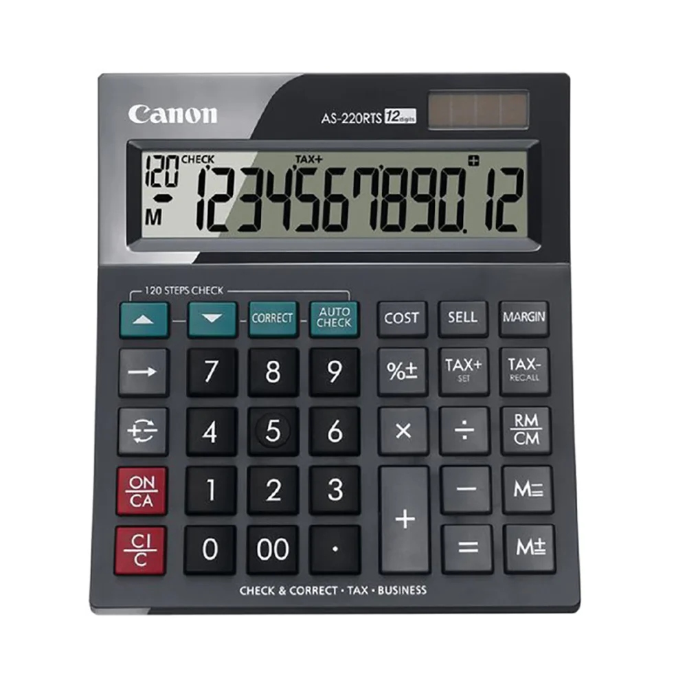 Φωτογραφία προϊόντος: CANON AS220RTS 12 DIGIT CALCULATOR (4898B001AB) (CANAS220RTS)