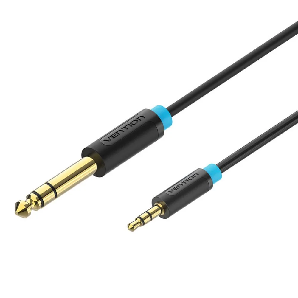 Φωτογραφία προϊόντος: VENTION 3.5mm Male to 6.5mm Male Audio Cable 1M Black (BABBF) (VENBABBF)