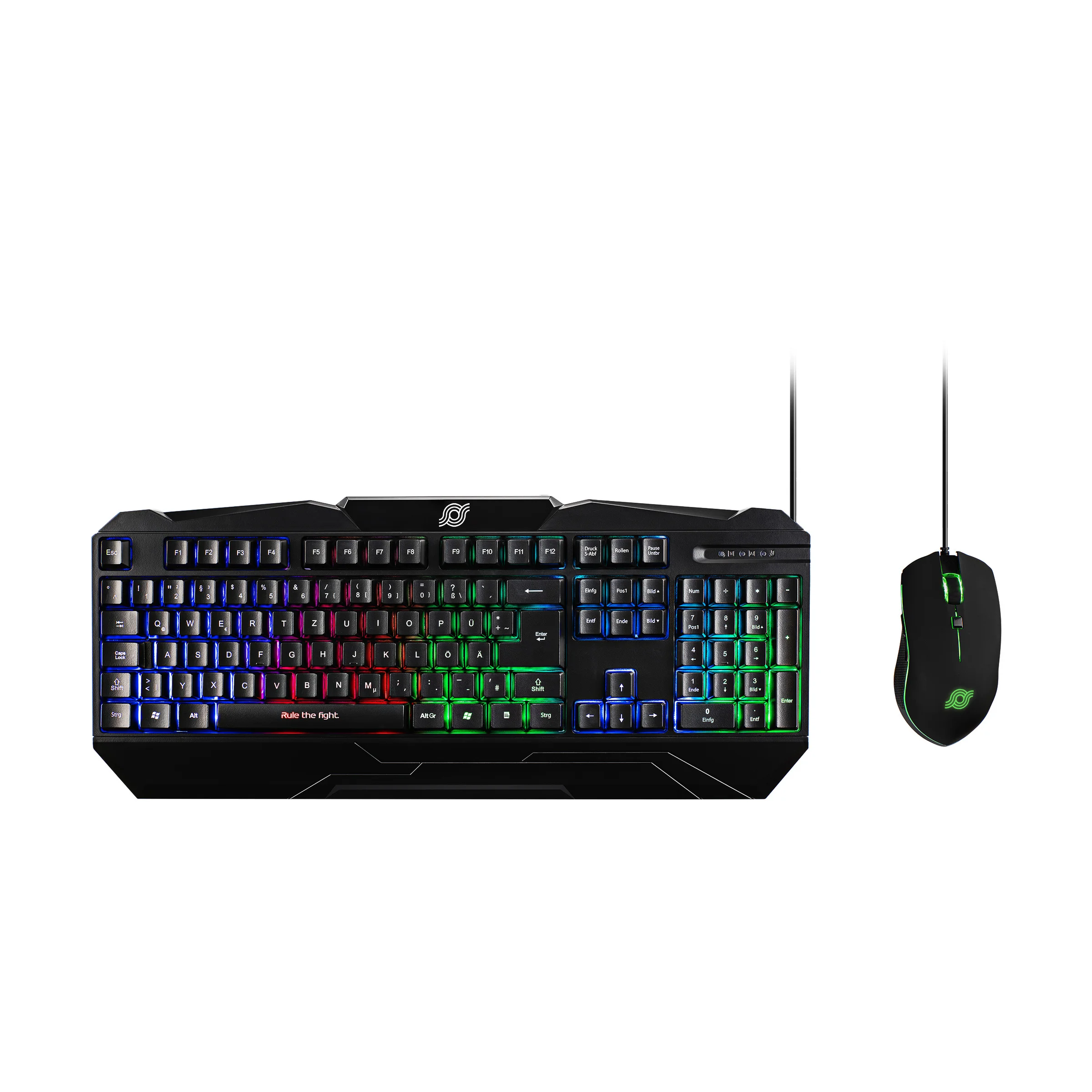 Φωτογραφία προϊόντος: MediaRange Gaming Series keyboard and 6-button optical mouse (MRGS102-UK)