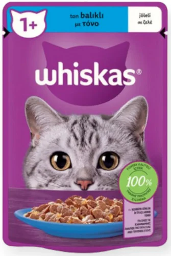 Φωτογραφία προϊόντος: Whiskas Φακελάκι Core τόνο σε ζελέ 85gr WHISKAS (2057439)