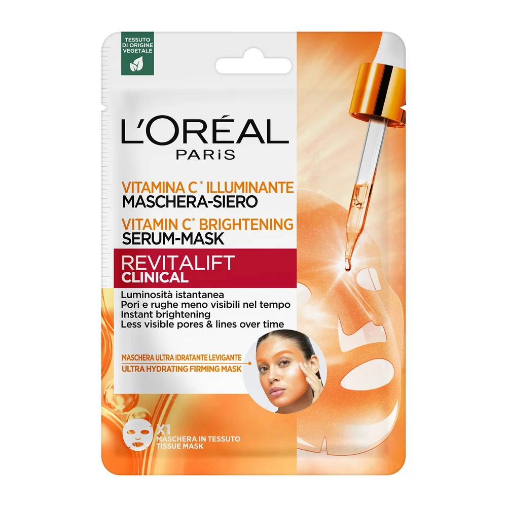 Φωτογραφία προϊόντος: L'OREAL PARIS Revitalift Clinical Vitamin C - Υφασμάτινη Μάσκα Λάμψης Προσώπου 26g