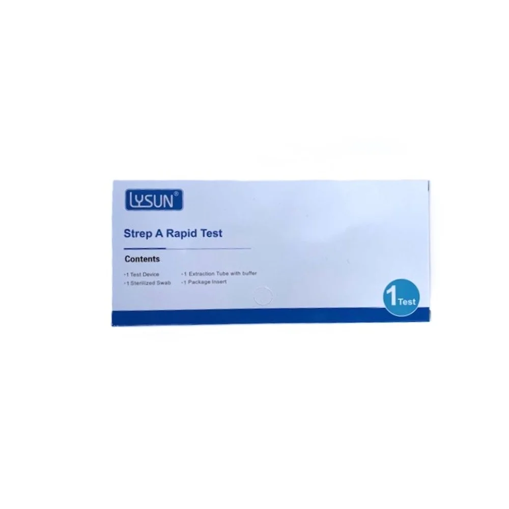 Φωτογραφία προϊόντος: LYSUN Strep A Rapid Test - Τεστ Στρεπτόκοκκου 1 τμχ.