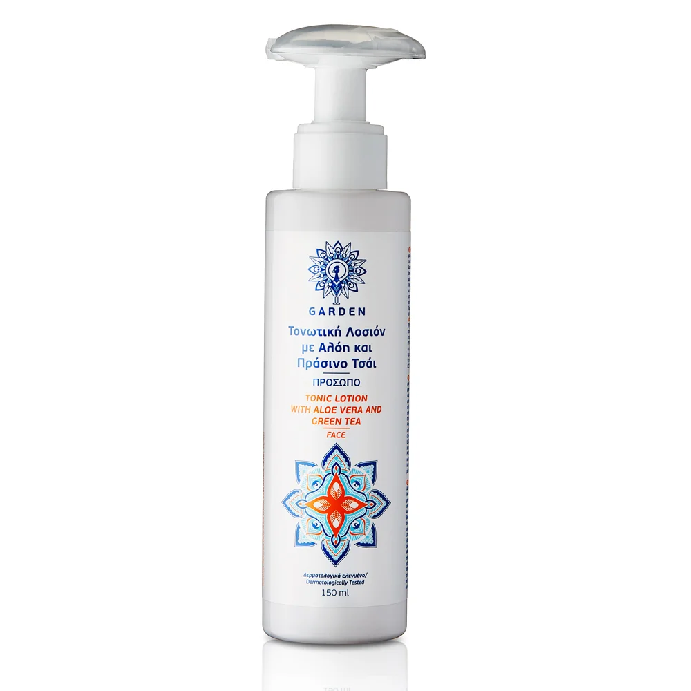 Φωτογραφία προϊόντος: GARDEN Tonic Lotion Aloe Vera Green Tea - Καταπραϋντική Τονωτική Λοσιόν (200ml)