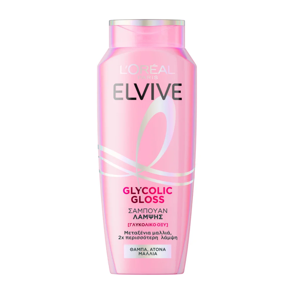Φωτογραφία προϊόντος: L'OREAL PARIS Elvive Glycolic Gloss Σαμπουάν Λάμψης (400ml)