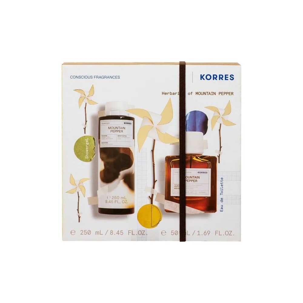 Φωτογραφία προϊόντος: KORRES Herbarium of Mountain Pepper με Eau De Toilette 50ml + Αφρόλουτρο 250ml