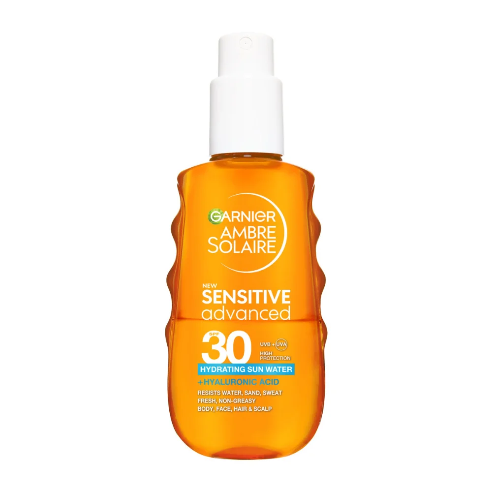 Φωτογραφία προϊόντος: GARNIER AMBRE SOLAIRE Sensitive Advanced Ενυδατικό Αντηλιακό Νερό SPF30 (150ml)