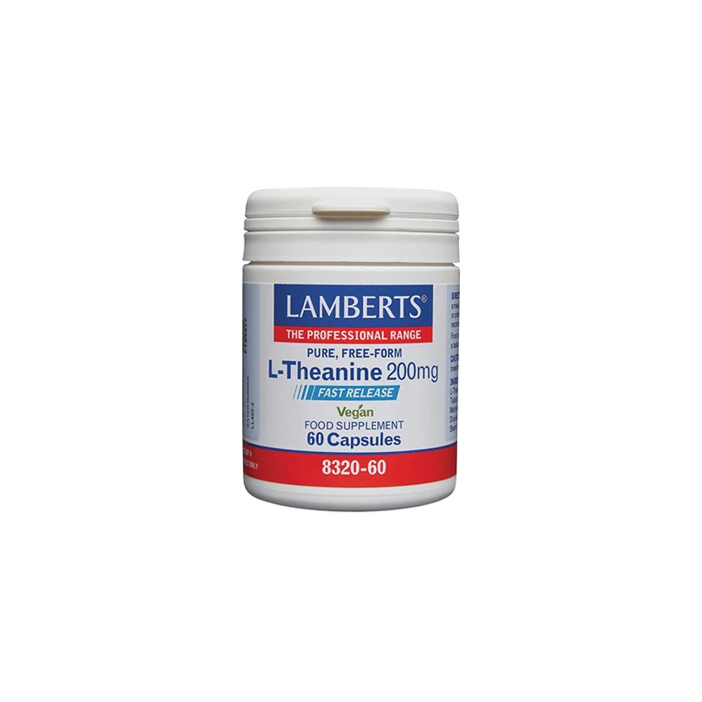Φωτογραφία προϊόντος: LAMBERTS L-Theanine 200mg Fast Release Vegan 60caps
