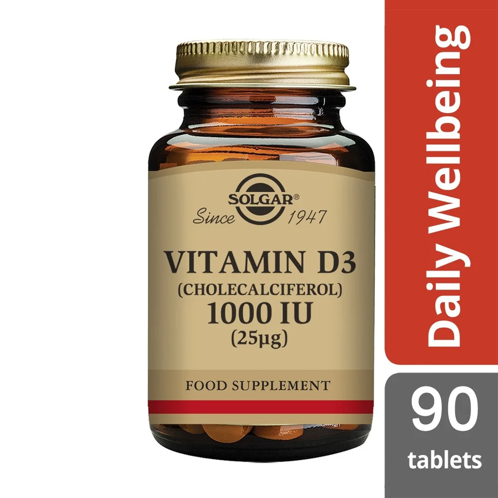 Φωτογραφία προϊόντος: SOLGAR VIT. D-3 1000 IU tabs 90s