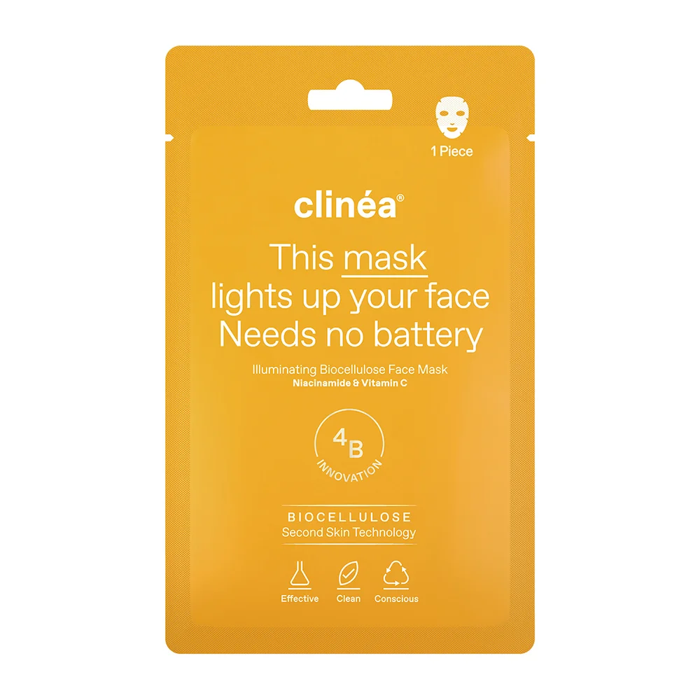 Φωτογραφία προϊόντος: CLINEA Illuminating Biocellulose Face Mask - Μάσκα Προσώπου Λάμψης 1τμχ