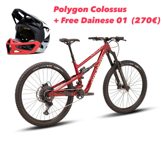 Φωτογραφία προϊόντος: Polygon Colossus N7 29 2024 Red+Dainese 01 Mips free