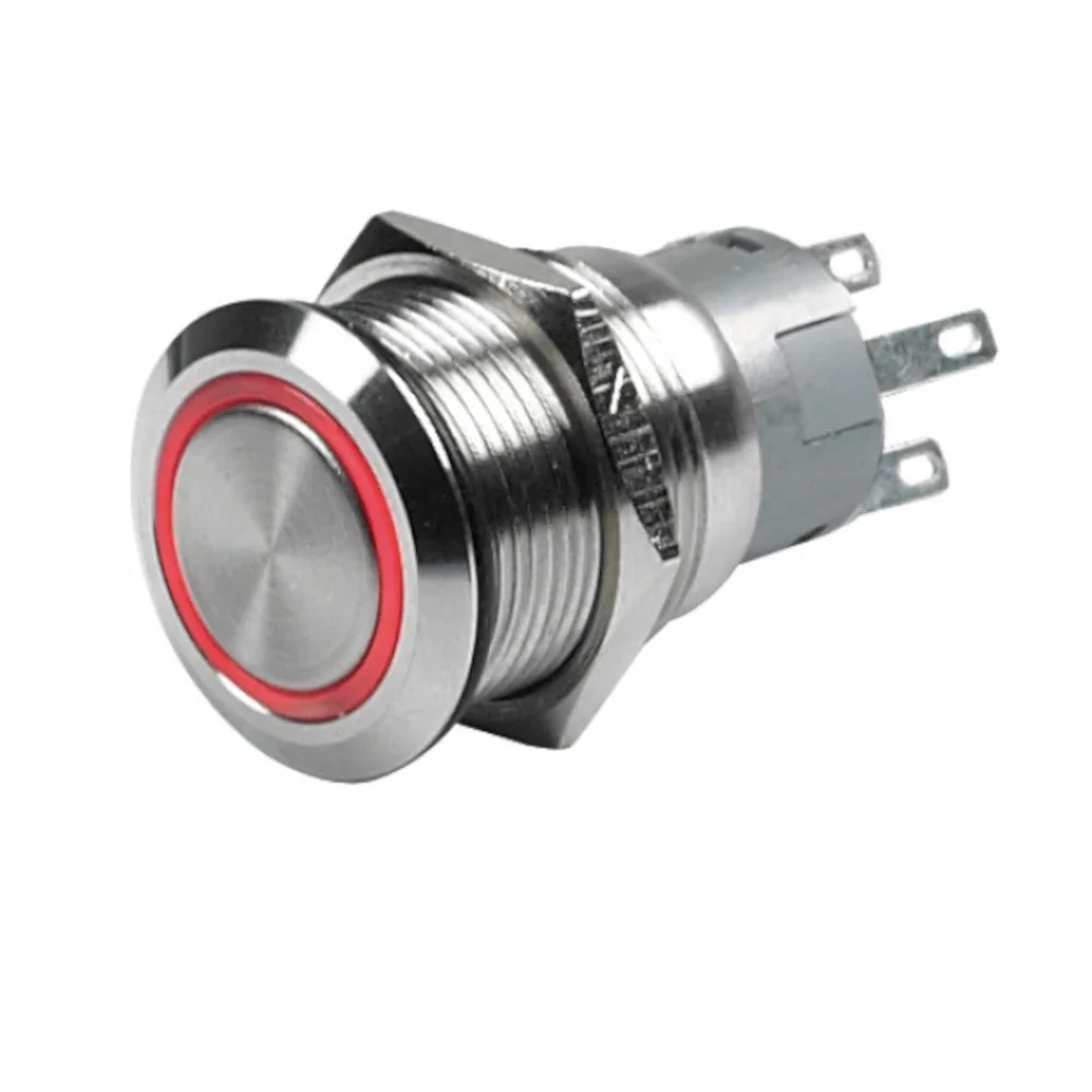 Φωτογραφία προϊόντος: Mastervolt Push Button Latching ON/OFF Red LED 80-911-0063-00