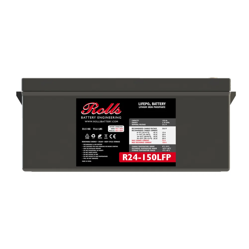 Φωτογραφία προϊόντος: Μπαταρία λιθίου Rolls R24 150LFP 24V 150Ah
