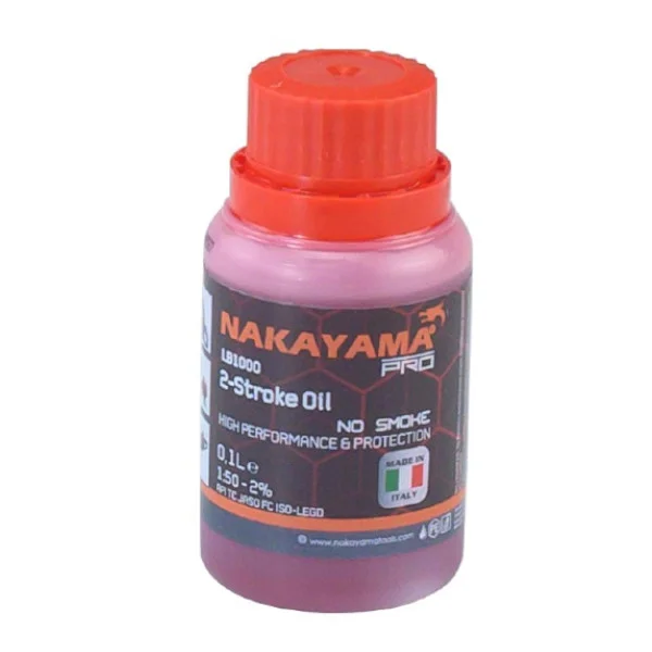 Φωτογραφία προϊόντος: NAKAYAMA Pro LB1000 Λάδι Δίχρονων Κινητήρων Αντικαπνικής Τεχνολογίας 1:50 100ml