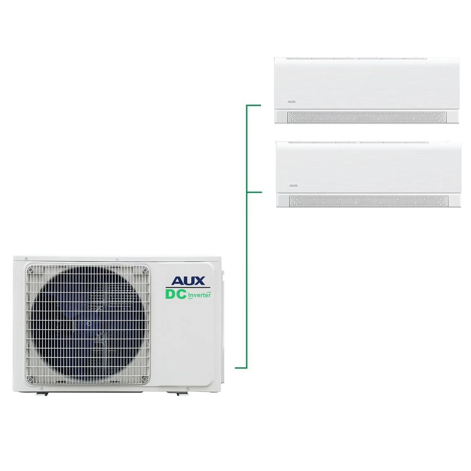 Φωτογραφία προϊόντος: Κλιματιστικό Multi AUX AM2-H18/4DR3S Μονάδα 18.000BTU + 2 Εσωτερικές C Series 9.000BTU