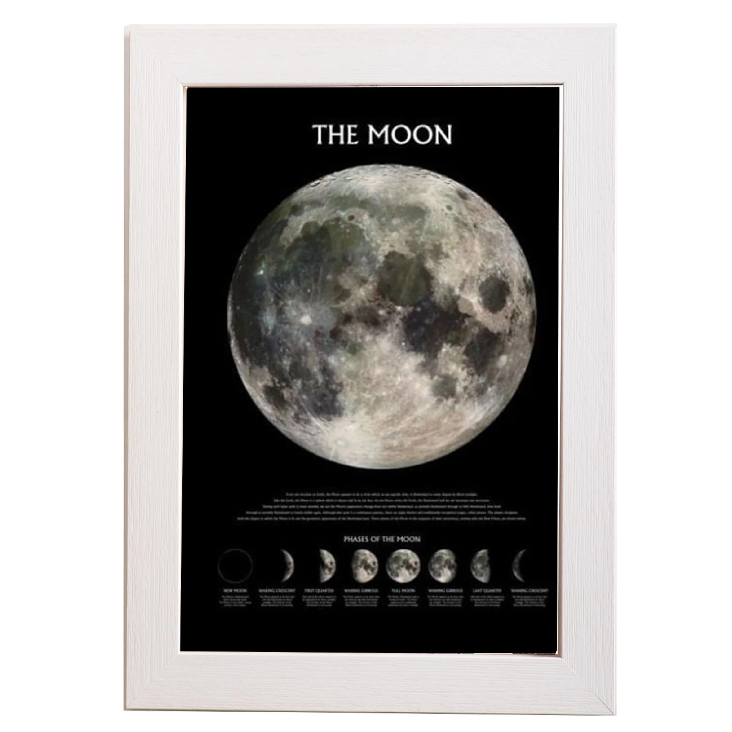 Φωτογραφία προϊόντος: HOPER Αφίσα , Pyramid Poster, The Moon - Outer Space 61x91,5εκ Κορνίζα Ξύλινη Σε 10 Χρώματα Με Ακρυλικό Τζάμι Άθραυστο K29+PP0432