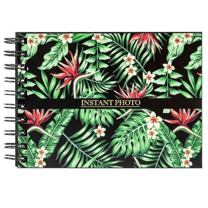 Φωτογραφία προϊόντος: Άλμπουμ Panodia TRENDY MEMORY spiral 34X23cm με 60 μαύρες σελίδες (strelitzia) instant photo (276153)