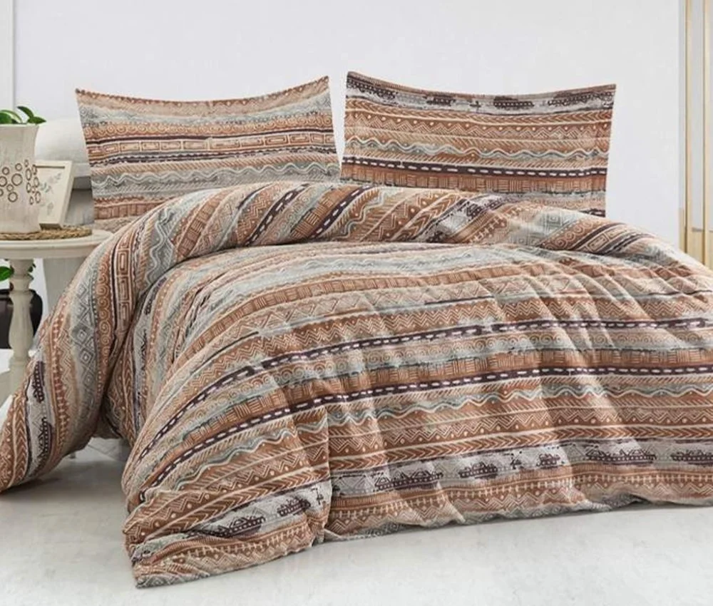 Φωτογραφία προϊόντος: MayHome Σετ Παπλωματοθήκη Polycotton Υπέρδιπλη (Π: 220cm x Μ: 240cm) - 2520936448 Γεωμετρικό