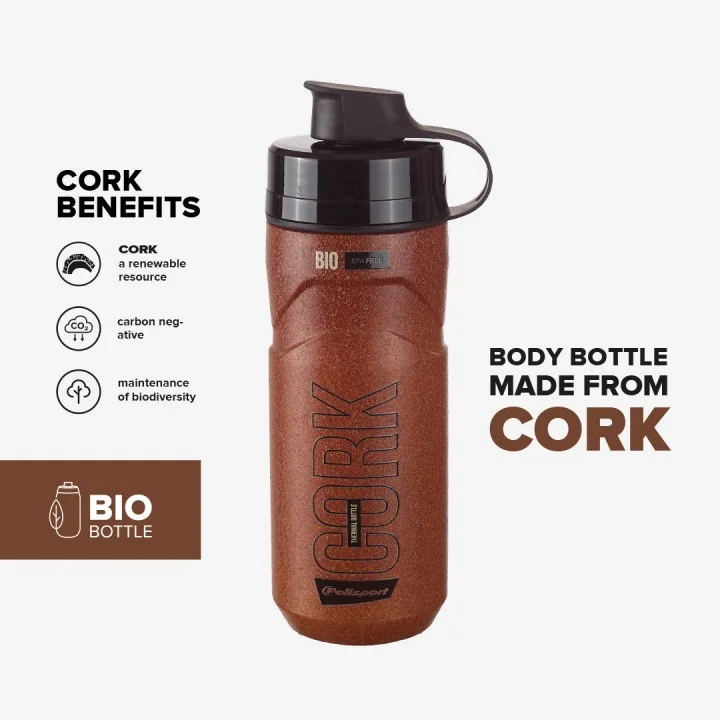 Φωτογραφία προϊόντος: POLISPORT CORK BIO ΠΑΓΟΥΡΙ-ΘΕΡΜΟΣ ΠΟΔΗΛΑΤΟΥ 500ml ΚΑΦΕ