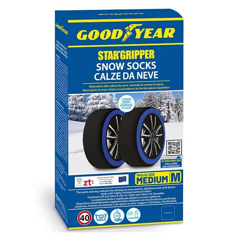 Φωτογραφία προϊόντος: Goodyear Medium Αντιολισθητικές Χιονοκουβέρτες για Επιβατικό Αυτοκίνητο 2τμχ, 77962