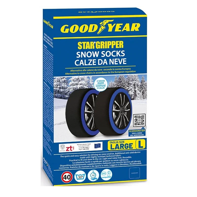 Φωτογραφία προϊόντος: Goodyear Large Αντιολισθητικές Χιονοκουβέρτες για Επιβατικό Αυτοκίνητο 2τμχ, 77963