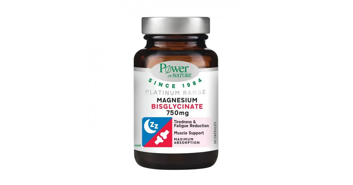 Φωτογραφία προϊόντος: Power Health Magnesium Bisglycinate 750mg 60 κάψουλες