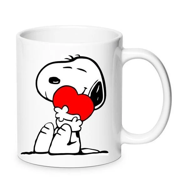 Φωτογραφία προϊόντος: Snoopy mug Σνούπι σκύλος κούπα Αγάπη Αγίου Βαλεντίνου No4 κεραμική 330ml