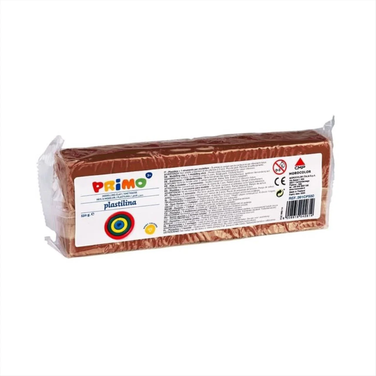 Φωτογραφία προϊόντος: Primo Πλαστελίνη 550gr Καφέ - 261CP550730